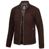 Mens Classic Brown Suede Jacket