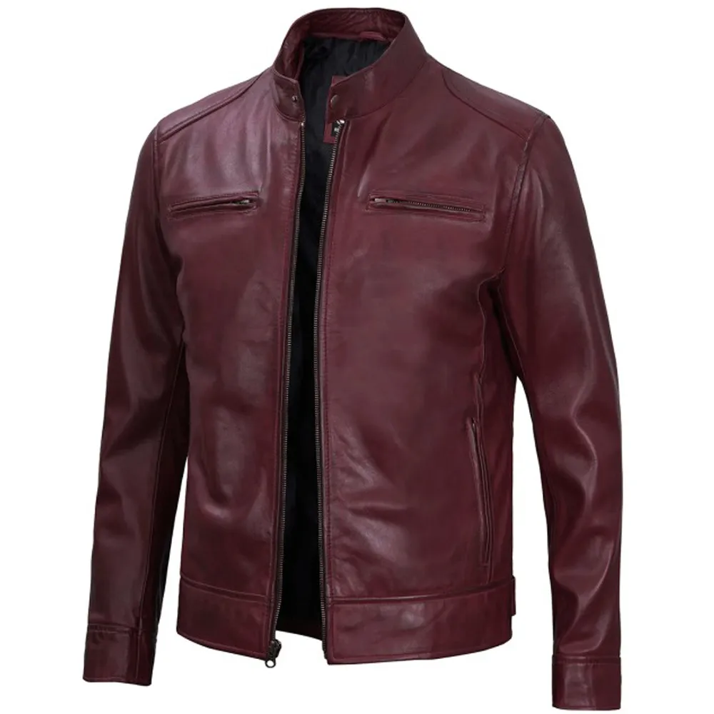 Real Leather Motorcycle Jacket