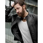Tom Clancy’s Jack Ryan Mens Black Celebrity Leather Jackets by Jacket Field