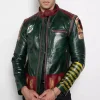 Boba Fett Mens Green Celebrity Leather Jackets by Jackets Field