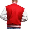 Red Varsity Letterman Jacket