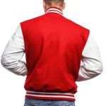 Red Varsity Letterman Jacket