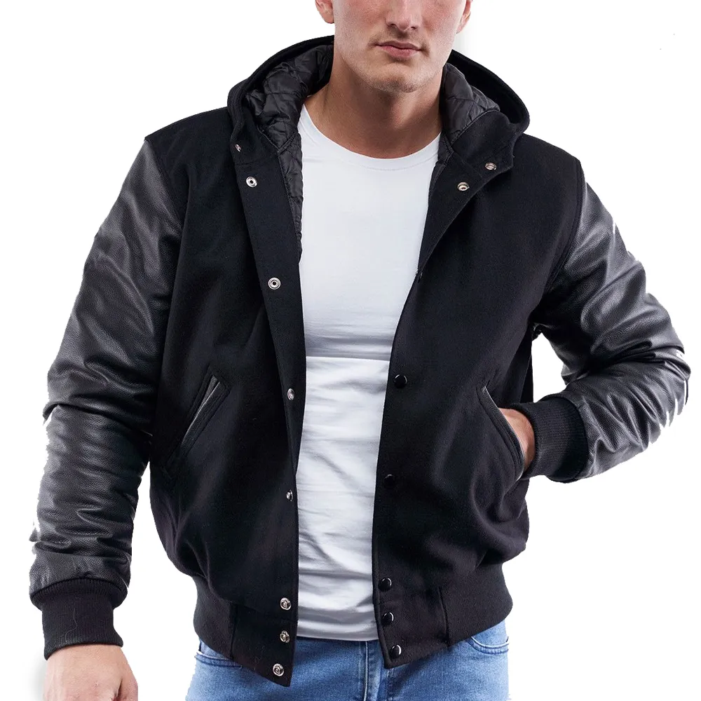 Varsity Letterman Hoodie Jacket