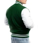 Green Varsity Letterman Jacket