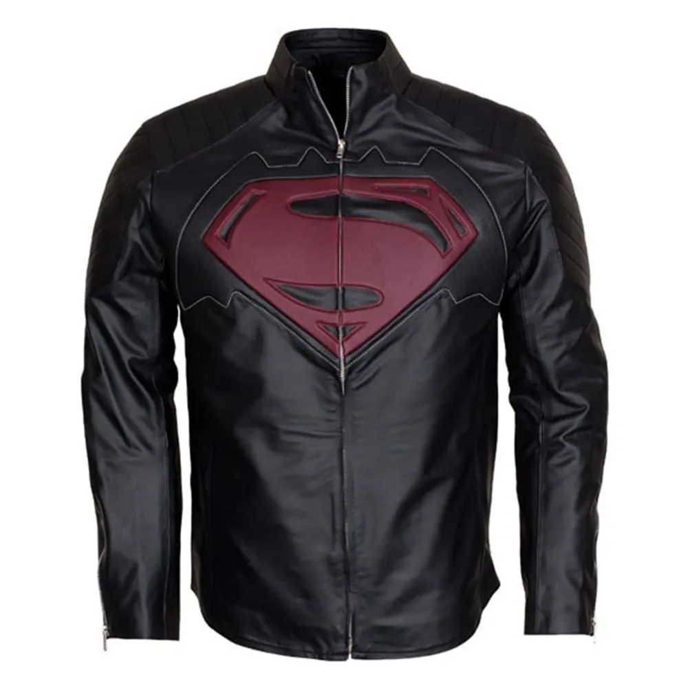 Batman v Superman Mens Black Batman Celebrity Leather Jackets by Jacket Field