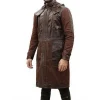 Mens Brown Celebrity leather Jackets Coat by Jacket field