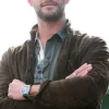 Mens Brown Celebrity Leather Jacket by Jacket Field