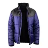 Mens Blue and Black Puffer Jacket by Jacket Field