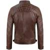 Brown Leather Motorcycle Jacket