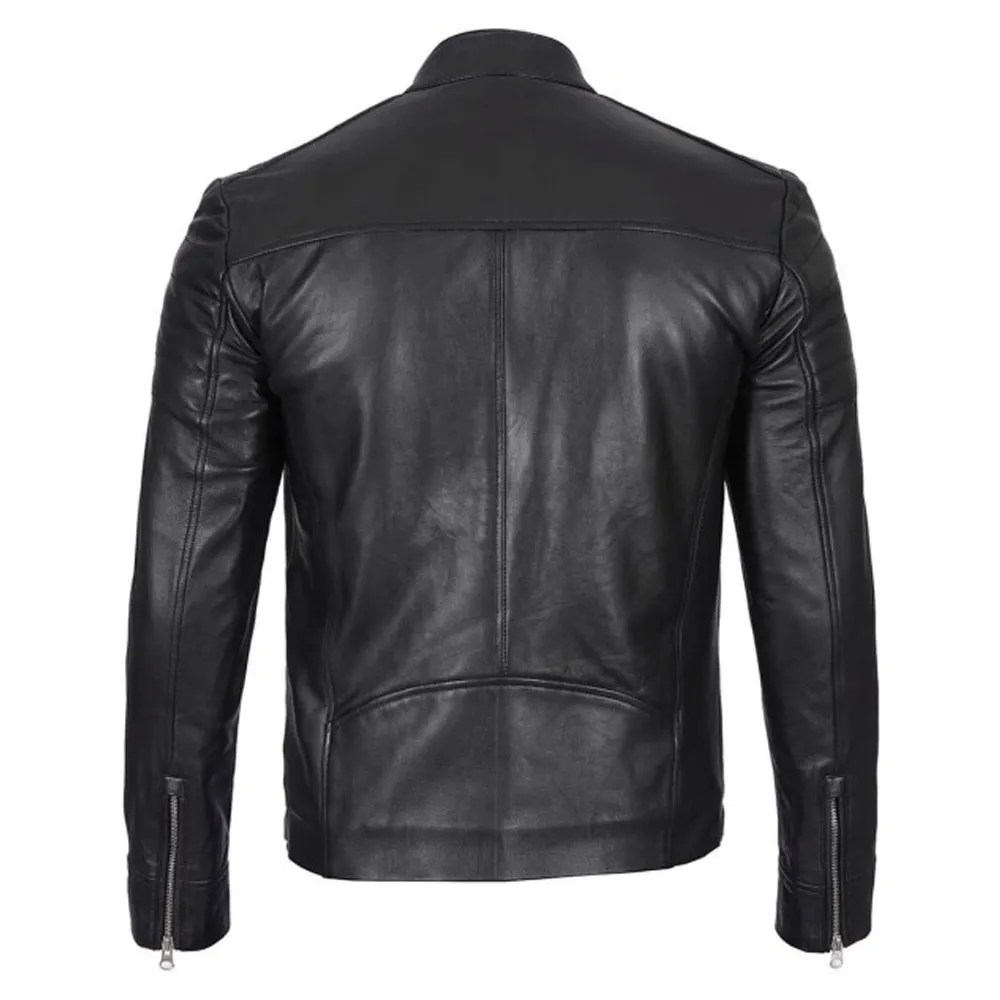 Real Leather Motorcycle Jacket