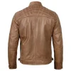 Brown Leather Motorcycle Jacket