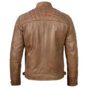 Brown Leather Motorcycle Jacket