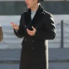 Pedro Alonso Mens Black Wool Celebrity Coat by Jacket Field
