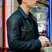 Tom Holland Mens Black Celebrity Leather Jackets by Jacket Field