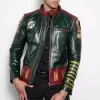 Boba Fett Mens Green Celebrity Leather Jackets by Jackets Field