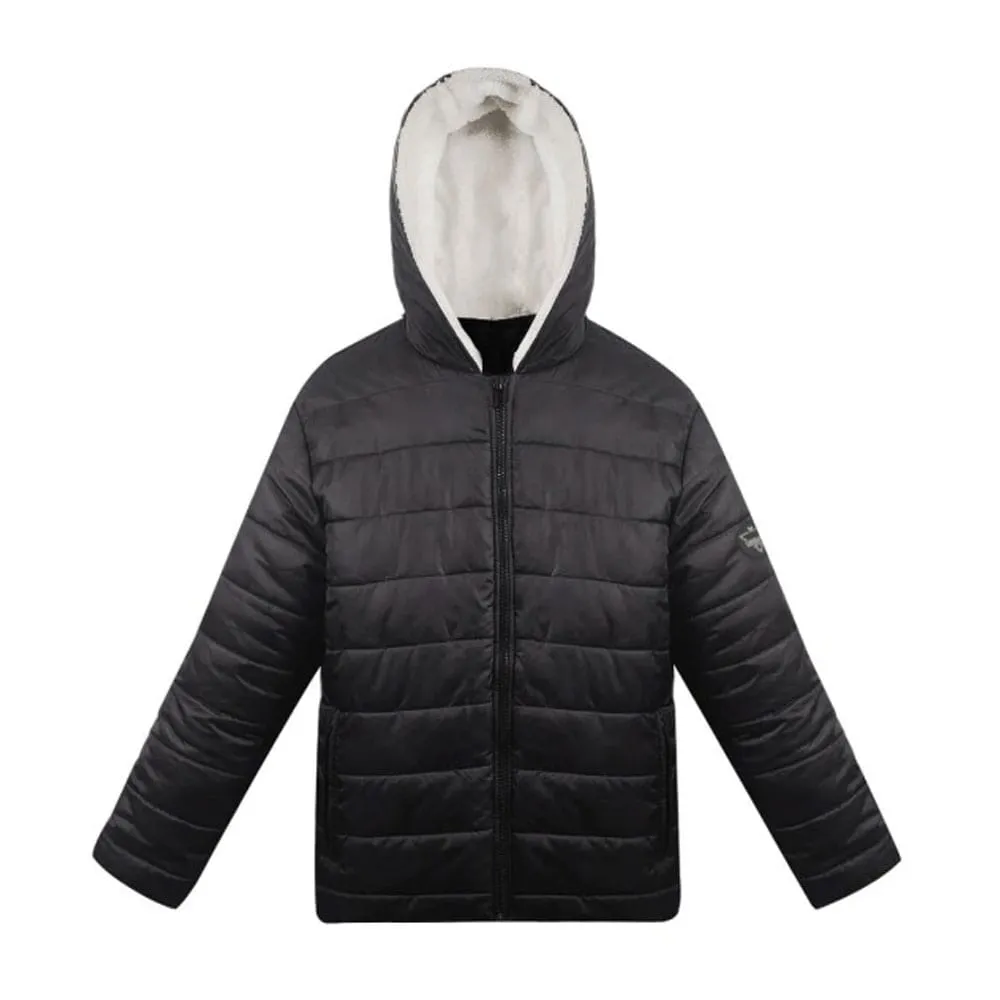Wilfred Mens Black Puffer Jacket by Jacket Field