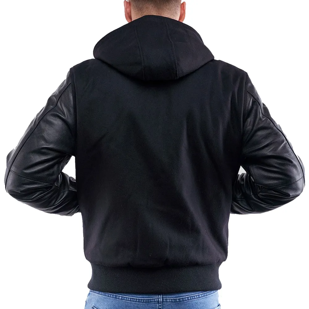 Varsity Letterman Hoodie Jacket
