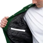 Green Varsity Letterman Jacket