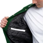 Green Varsity Letterman Jacket