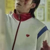 In-soo Yoo Mens White Celebrity Leather Jackets by Jacket Field