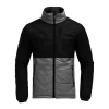 Mens Black and Grey Puffer Jacket by Jacket Field