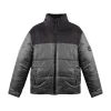 Henry Mens Grey and Black Puffer Jacket by Jacket Field
