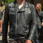 Jeffrey Morgan Mens Celebrity Leather Jackets by Jacket Field