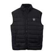 Mens Gilet Black Puffer Jacket Vest by Jacket Field