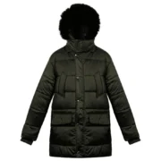 Malvin Mens Olive Green Puffer Jacket by Jacket Field