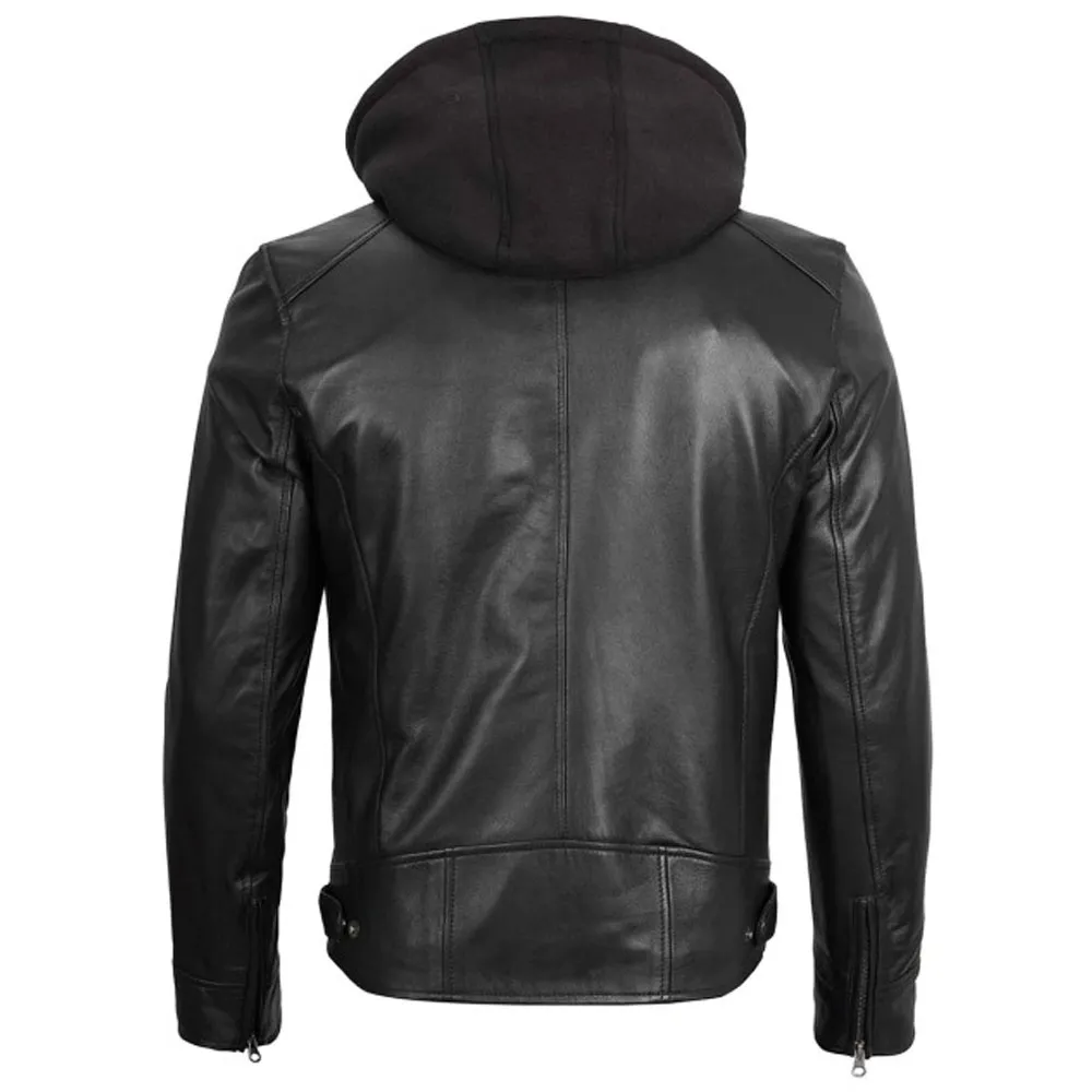 Black Leather Motorcycle Jacket