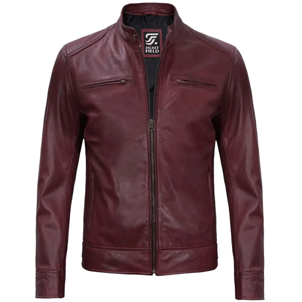Real Leather Motorcycle Jacket