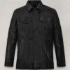 Tom Holland Mens Black Celebrity Leather Jackets by Jacket Field