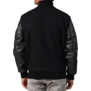 Black Varsity Letterman Jacket
