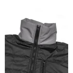 Mens Black and Grey Puffer Jacket by Jacket Field
