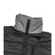 Mens Black and Grey Puffer Jacket by Jacket Field