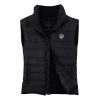 Mens Gilet Black Puffer Jacket Vest by Jacket Field