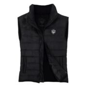 Mens Gilet Black Puffer Jacket Vest by Jacket Field
