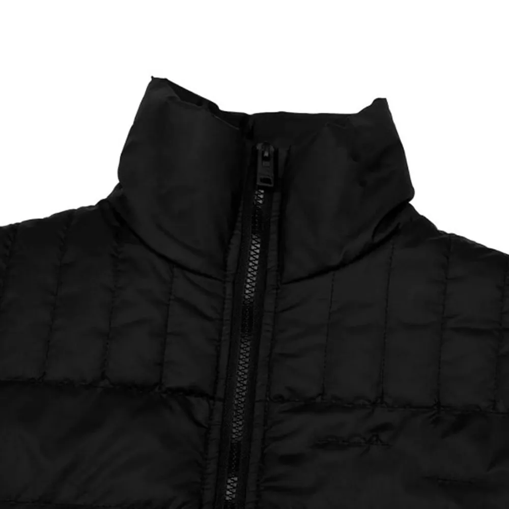 Kian Mens Black Puffer Jacket by Jacket Field