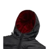 Mens Black Parka Puffer Jacket by Jacket Field