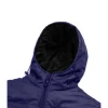 Mens Blue Parka Puffer Jacket with Hood by Jacket Field