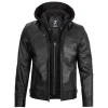 Black Leather Motorcycle Jacket