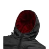 Mens Black Nylon Puffer Jacket by Jacket Field
