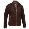 Mens Classic Brown Suede Jacket