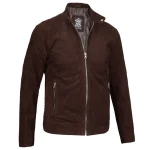 Mens Classic Brown Suede Jacket