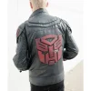 4 Mens Transformers Autobot Shield Black Armor Leather Jacket.jpg - Mens Black Celebrity Leather Jackets by Jacket Field