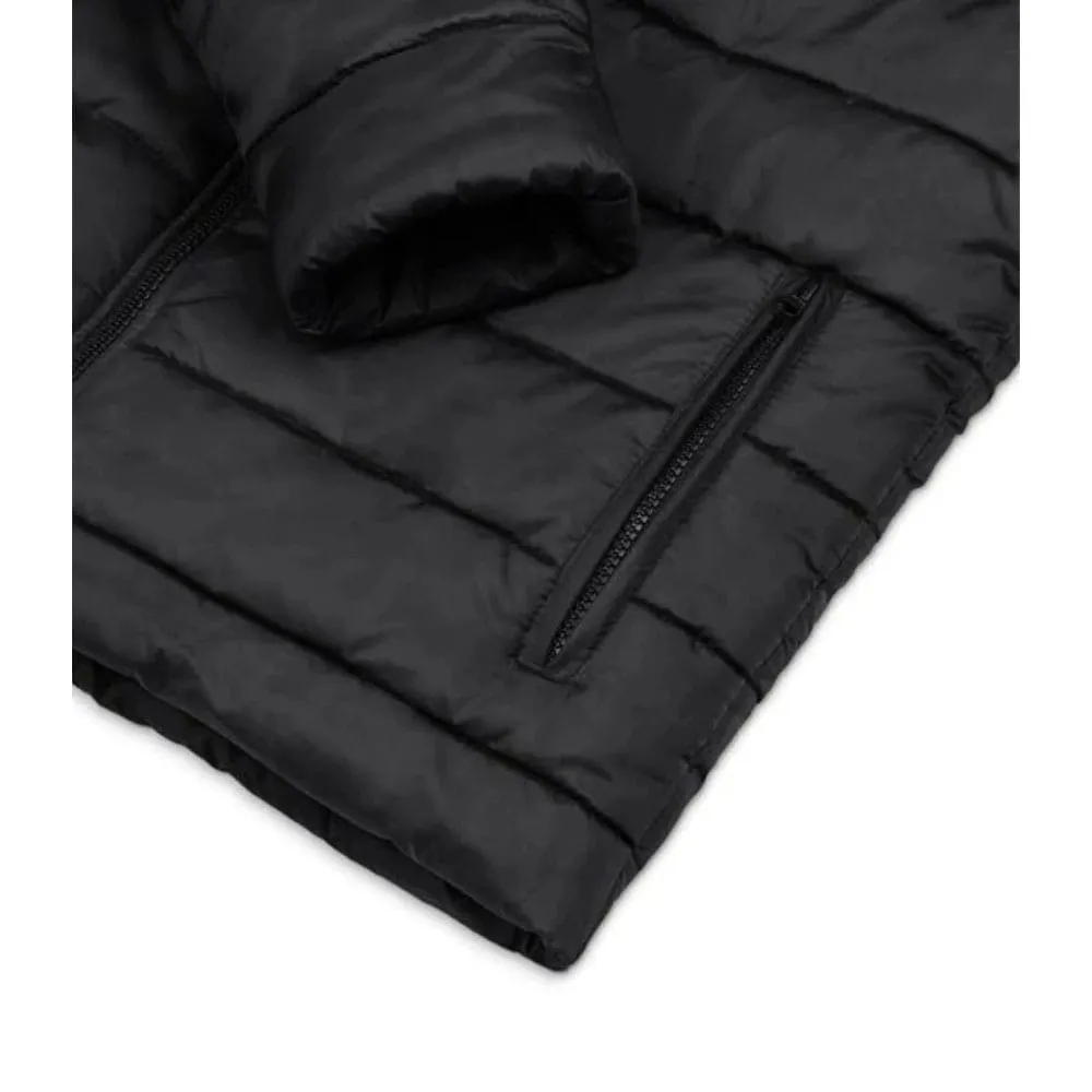 Wilfred Mens Black Puffer Jacket by Jacket Field