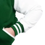 Men’s Green Varsity Letterman Jacket By Jacket Field