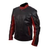 Dark Knight Mens Black Biker Leather Celebrity Jackets by Jacket Field