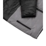 Mens Black and Grey Puffer Jacket by Jacket Field