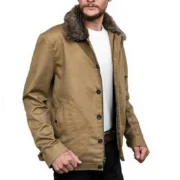 Mens Brown Celebrity Leather Jackets by Jacket Field